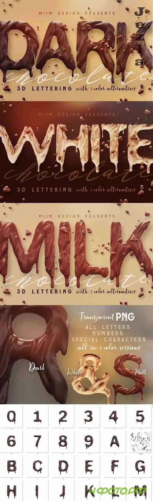 Chocolate - 3D Lettering - 2194341