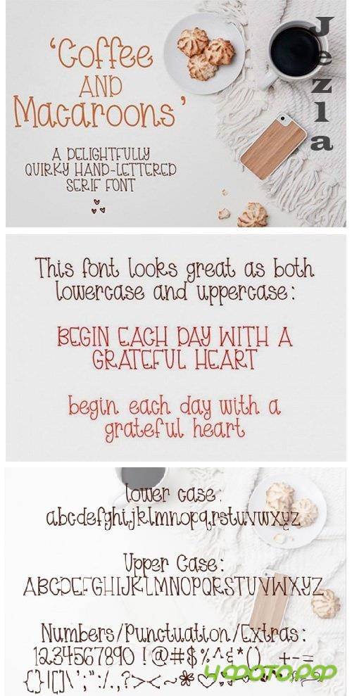 Coffee & Macaroons Font