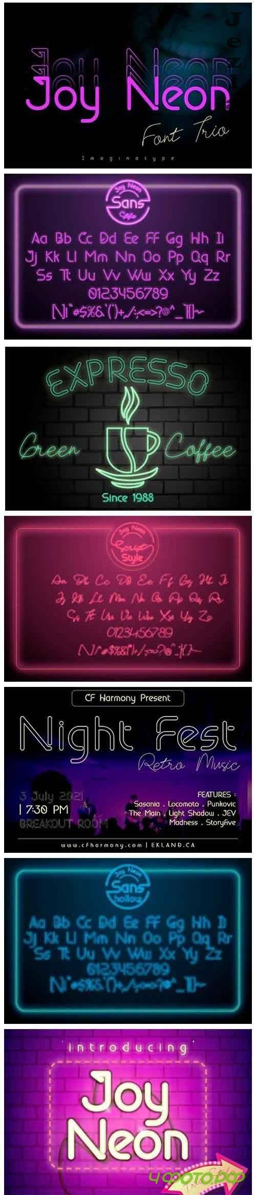 Joy Neon Font