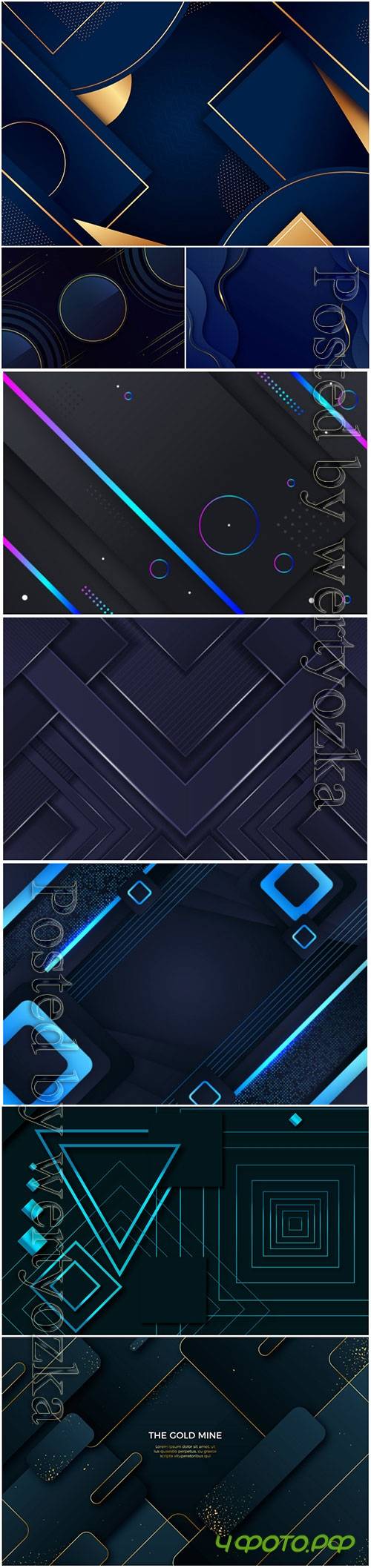 Luxury abstract backgrounds in vector # 4