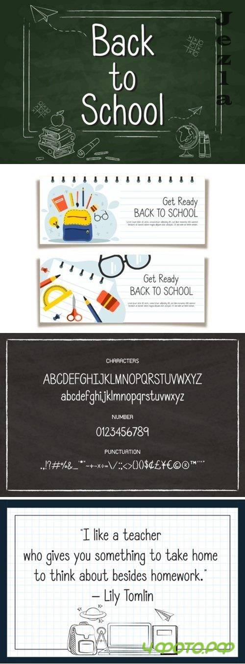 Back to School Font Back to School Font