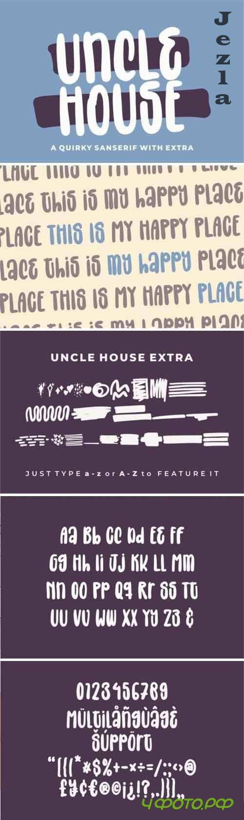 Uncle House Font