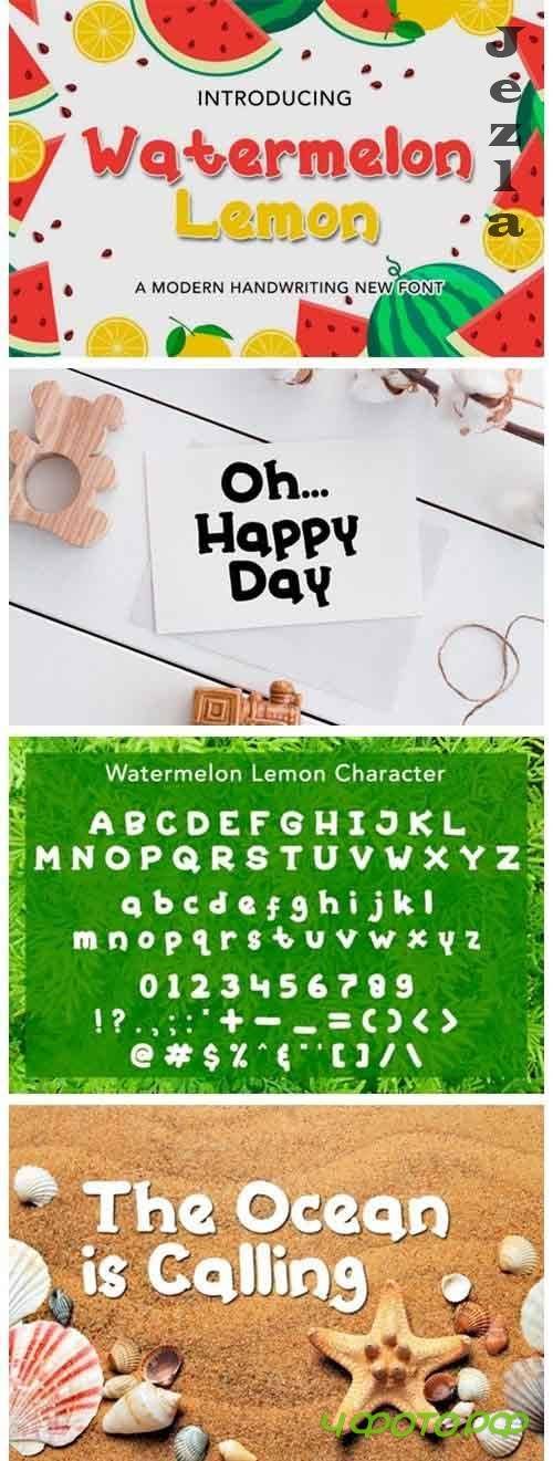 Watermelon Lemon Font
