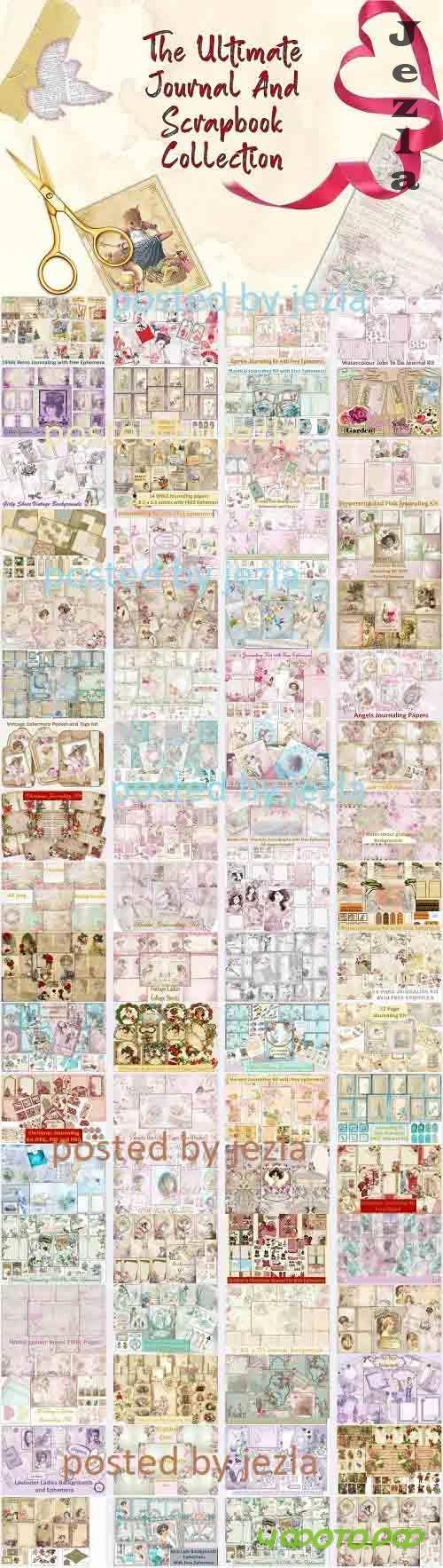 Journal and Scrapbook Bundle - 70 Premium Graphics Journal and Scrapbook Bundle - 70 Premium Graphics