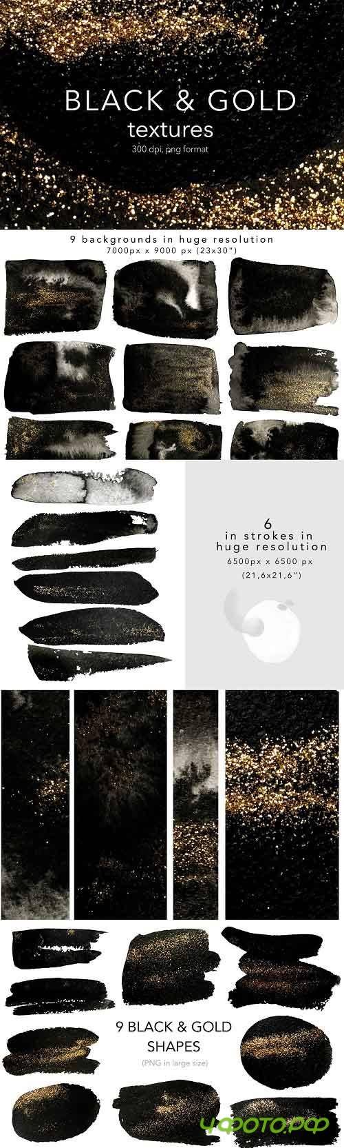 Black & Gold textures - 3917520