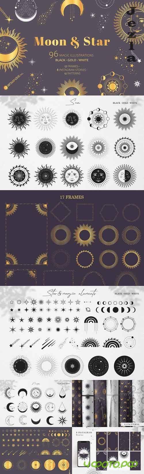 Moon & Star. Magic Celestial pack - 5005311