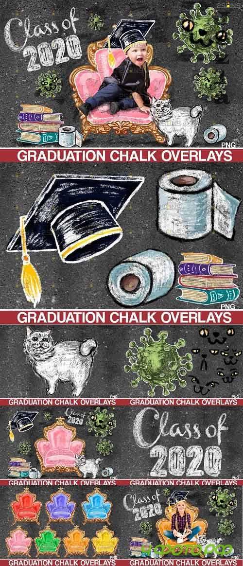 Overlay Graduation Sidewalk Chalk Art - 644537 Overlay Graduation Sidewalk Chalk Art - 644537