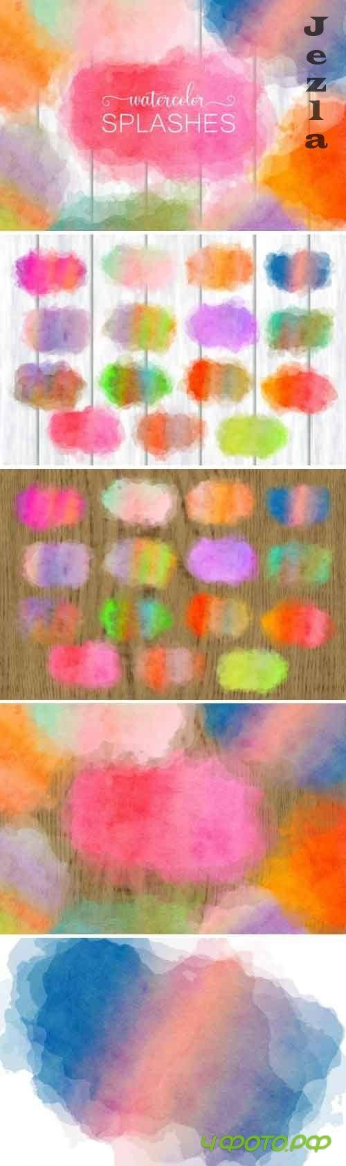 Ink Splashes and Watercolor Splatters Ink Splashes and Watercolor Splatters