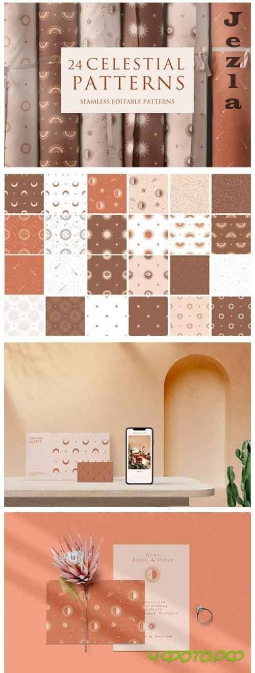 Celestial Magic Seamless Patterns - 5029703