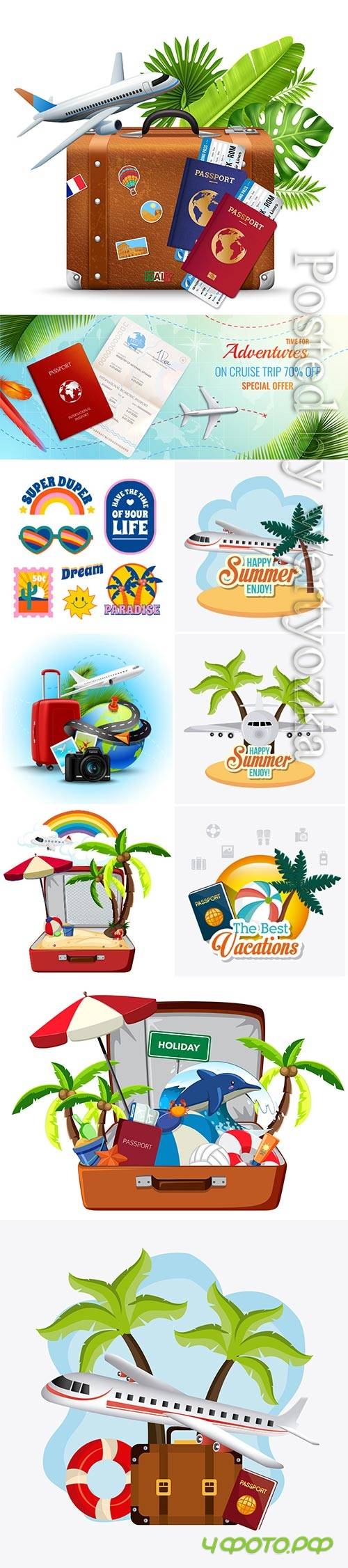 Travel vector collection illustration