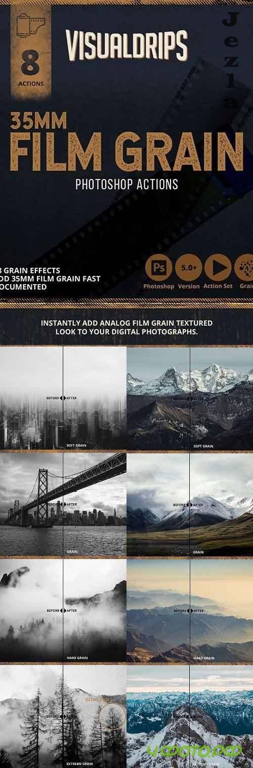 35mm Film Grain - Photoshop Action 26843288
