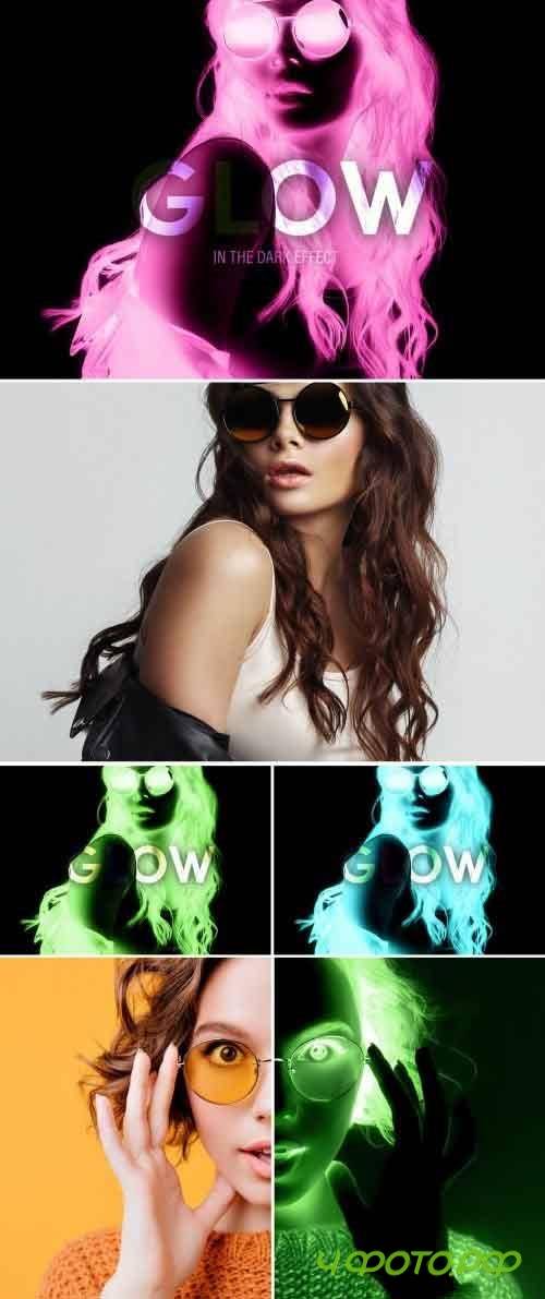 Glow in the Dark Effect Mockup 360270703 Glow in the Dark Effect Mockup 360270703