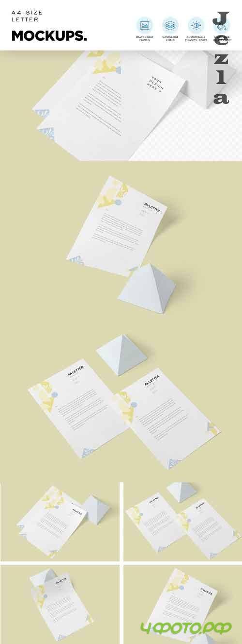 A4 Size Letter Mockups 4646671 A4 Size Letter Mockups 4646671