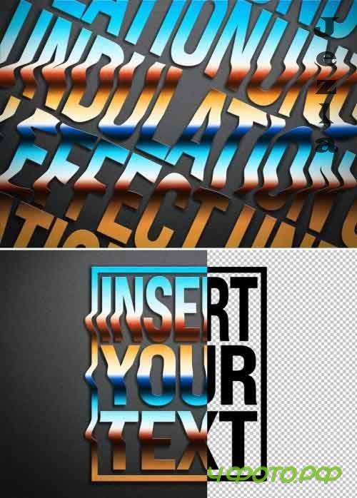 Rippled Text Effect Mockup 360272622