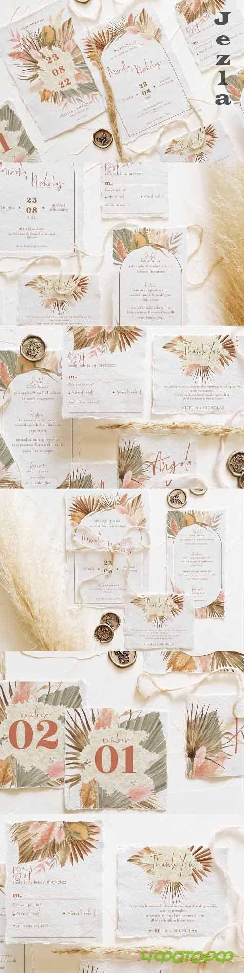 Bohemian Dried Foliage Wedding Suite - 5151657