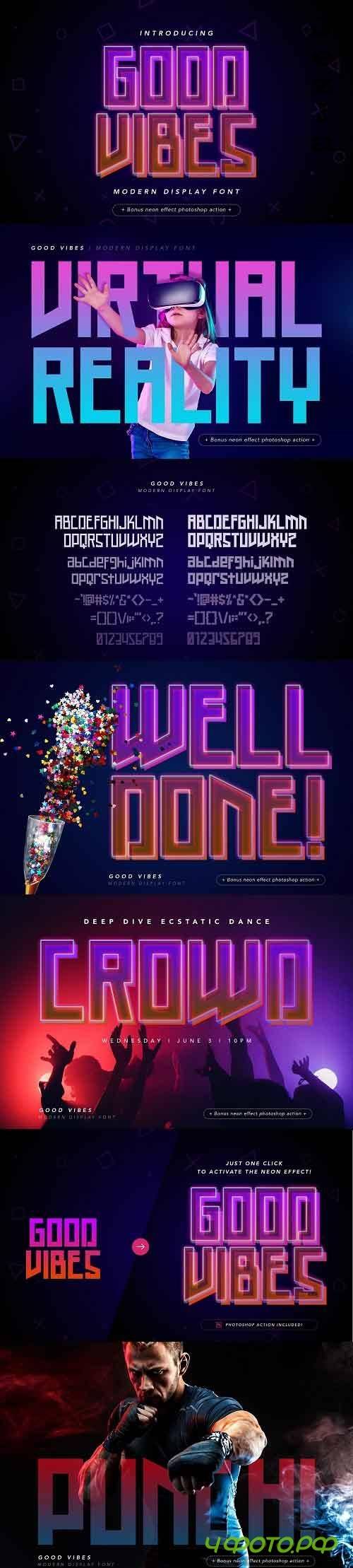 Good Vibes Modern Display Font - 4444220