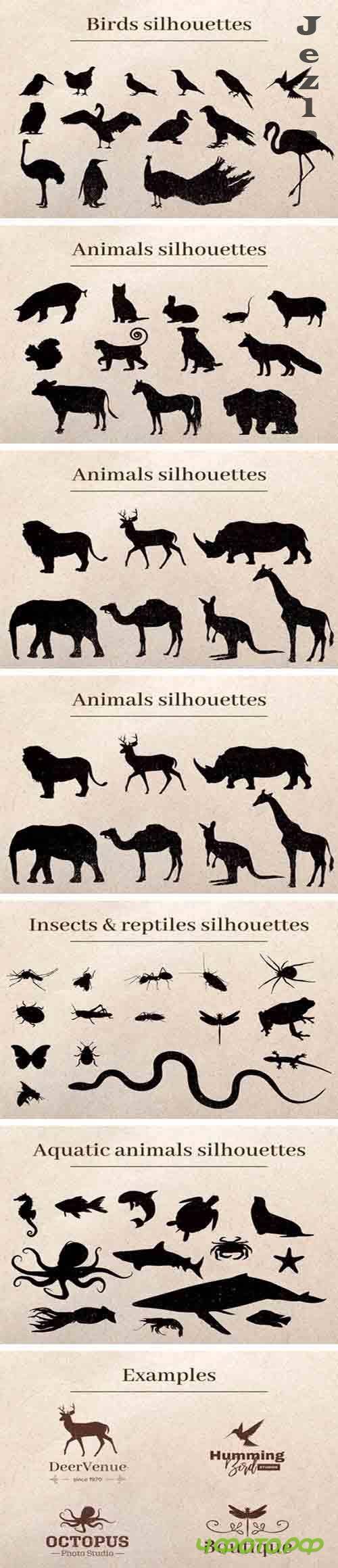 Animal Silhouette Bundle  