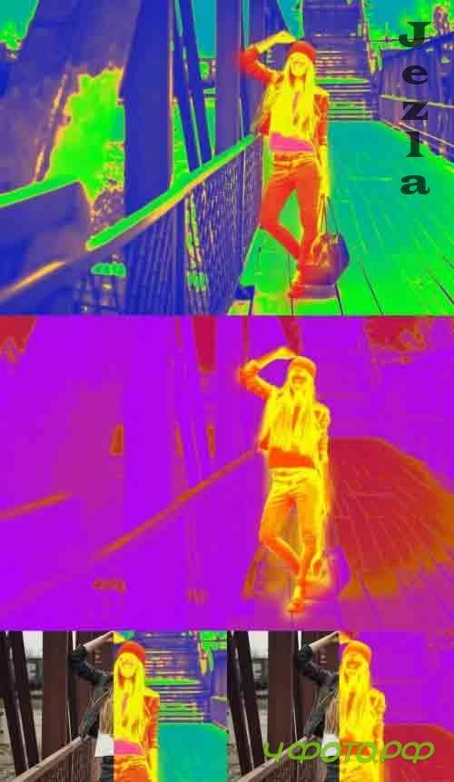 Thermal Camera Photo Effect 363654753