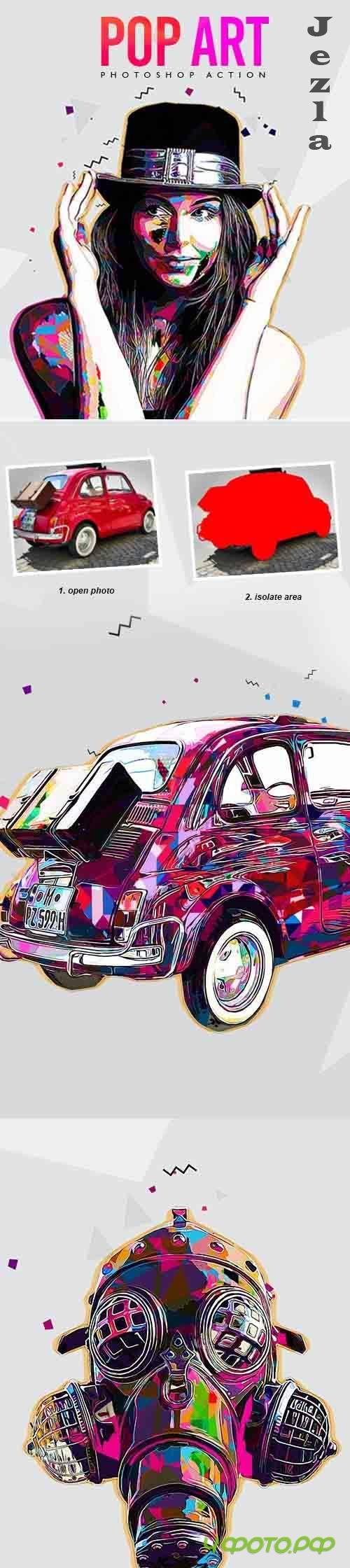 Pop Art - Photoshop Action 27213038
