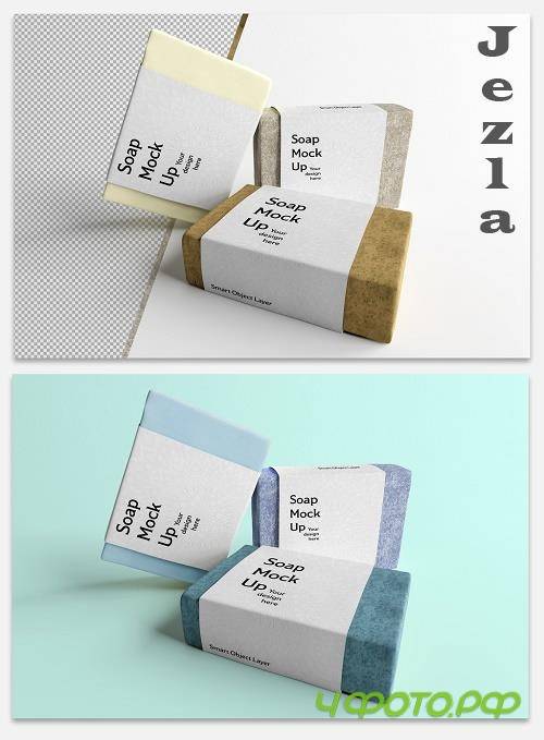 Mockup of Soap Cosmetic Bar Packaging 364770299