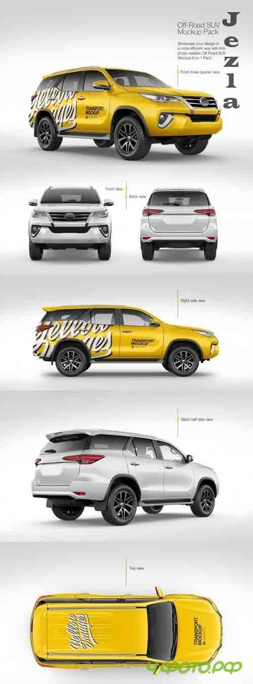 Off-Road SUV Mockup Pack