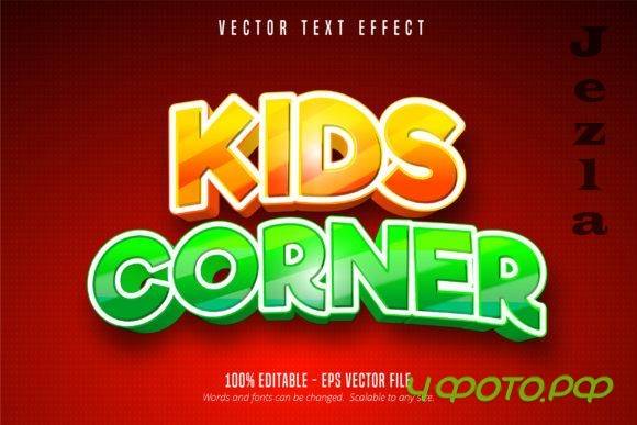 Kids Style Editable Text Effect