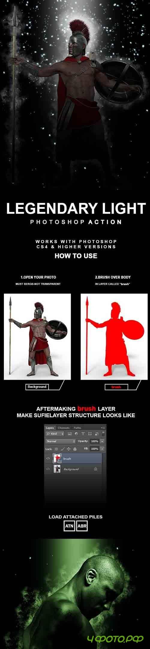Legendary Light Photoshop Action 26714505