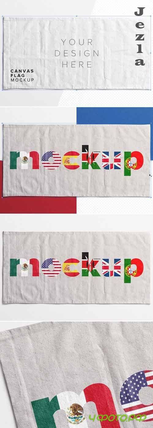 Flag Canvas Mockup 368271298
