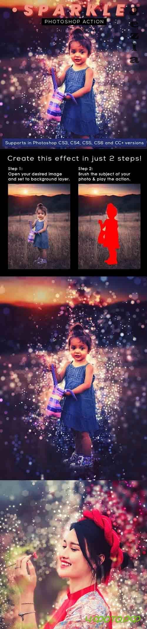 Sparkle Photoshop Action - 26451786
