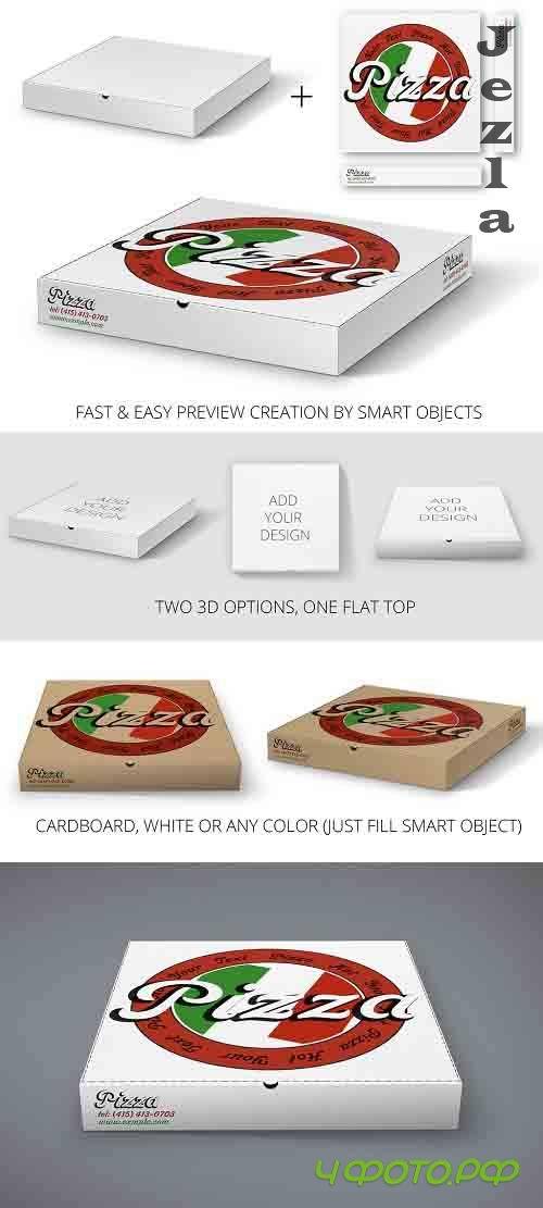 Pizza Box Mockup 369325918
