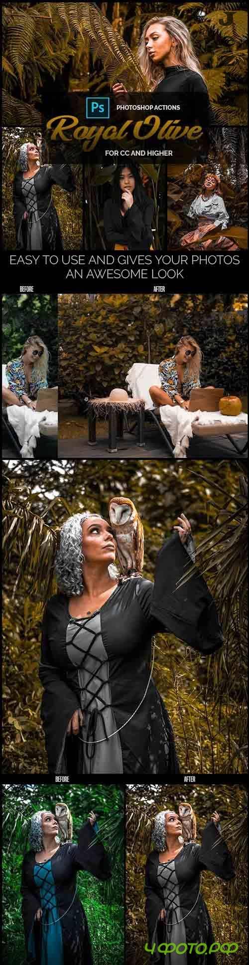 Royal Olive - Premium Photoshop Actions - 26566682