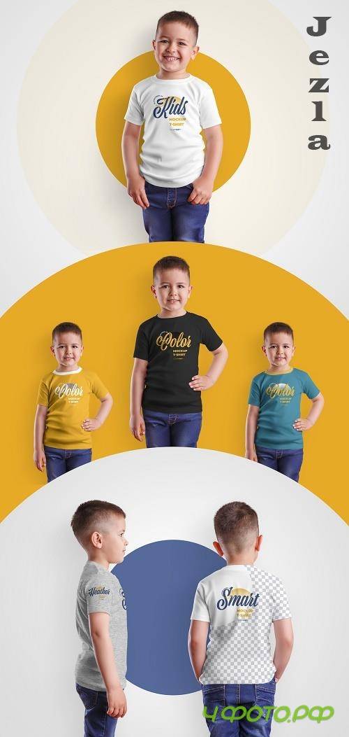 4 Kids T-Shirt Mockups for Boys 370583309