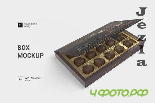 Box Of Chocolates Mockup 5290692