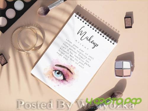 Top view beauty products assortment