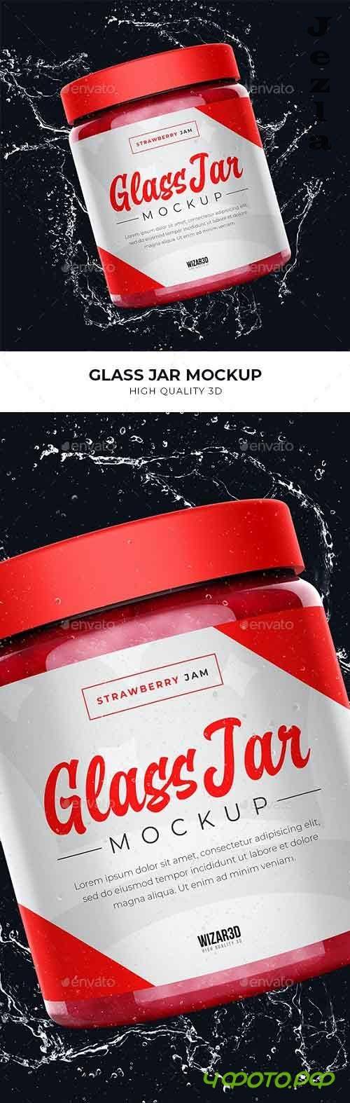 Glass Jar Mockup 27672560 Glass Jar Mockup 27672560