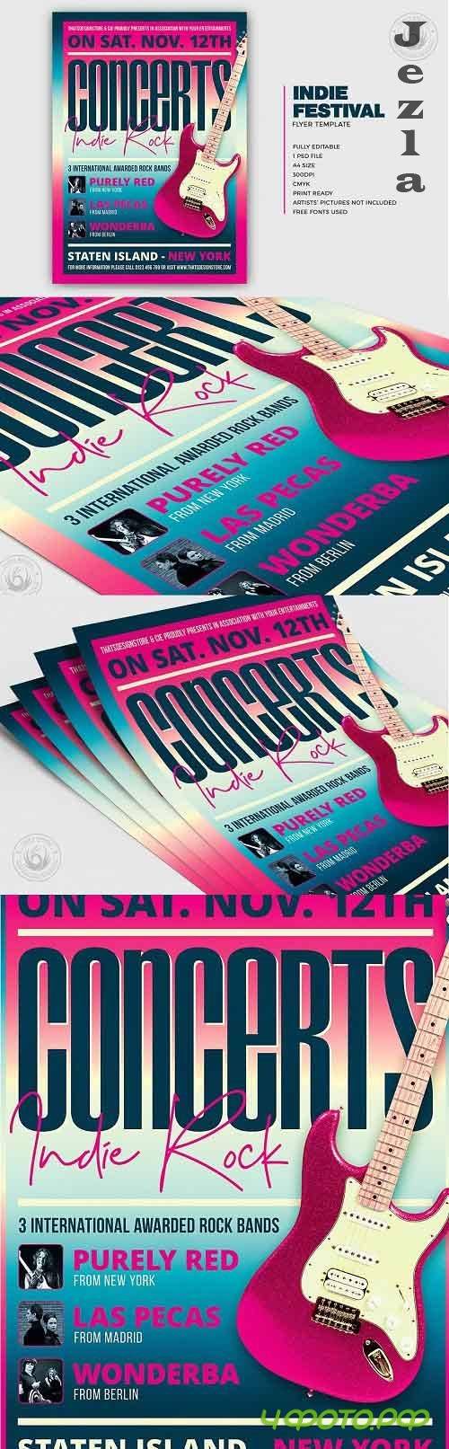 Indie Fest Flyer Template V9 - 5317934