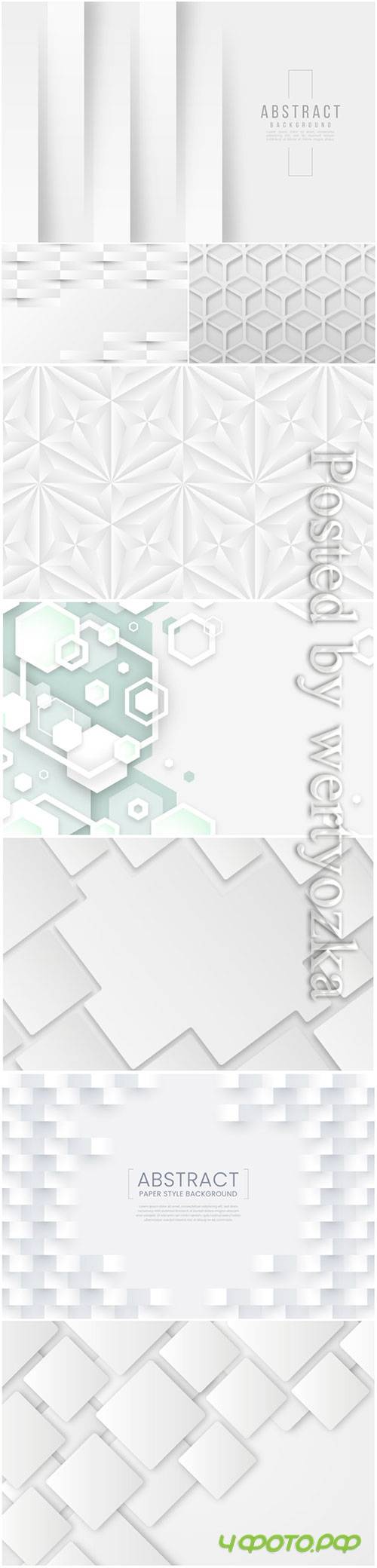 Abstract vector background, 3d models template # 9
