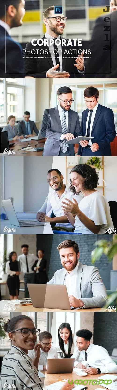 Corporate Photoshop actions