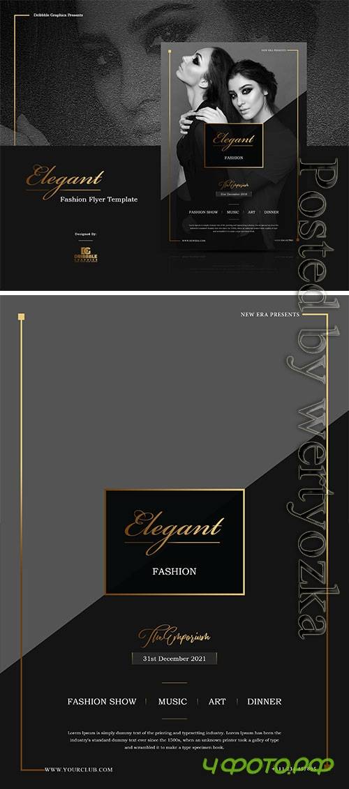 Elegant Fashion Flyer Psd Template Elegant Fashion Flyer Psd Template