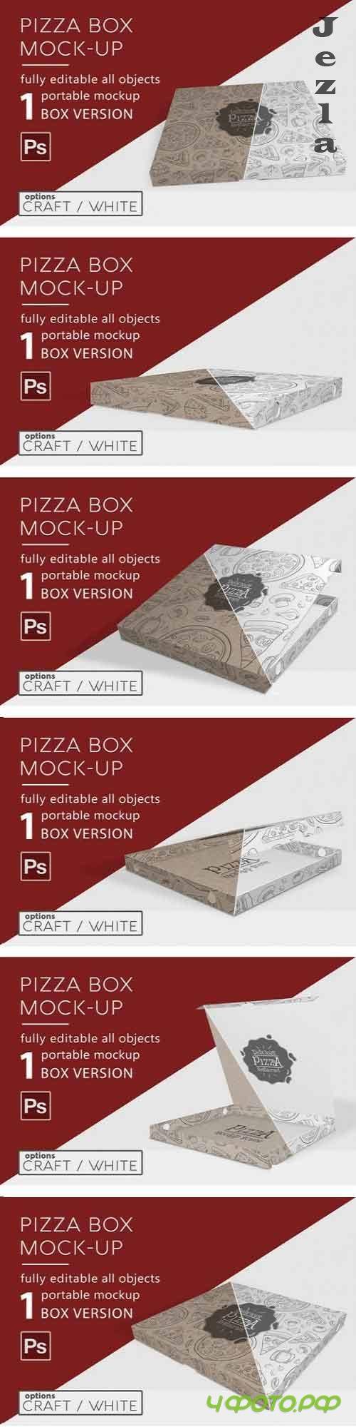 Pizza box mockup