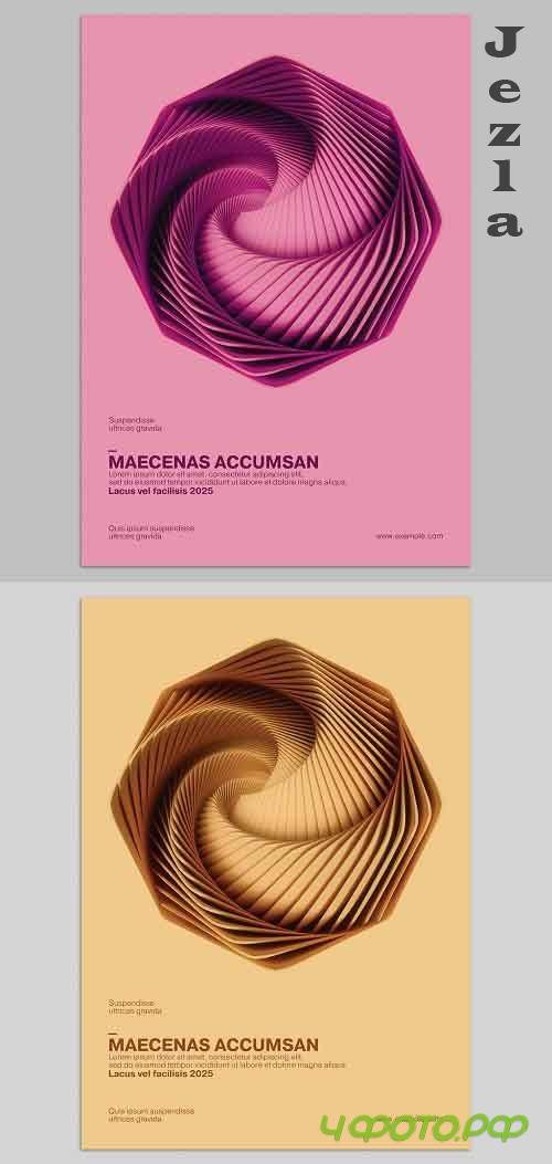 Vortex Minimalistic 3D Poster Design Layout 377384081 Vortex Minimalistic 3D Poster Design Layout 377384081