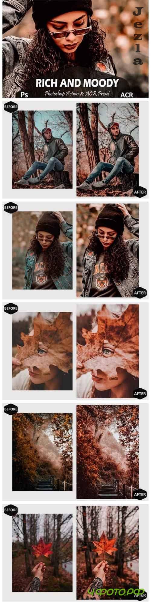 10 Rich and Moody hotoshop Actions And ACR Presets