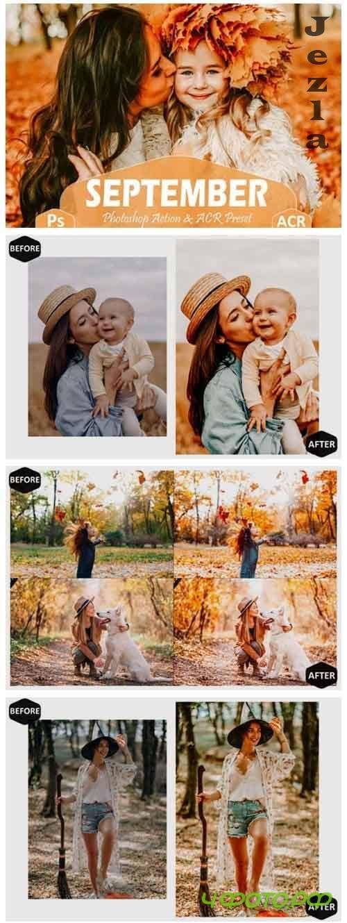 10 September Photoshop Actions And ACR Presets, fall filter - 859130