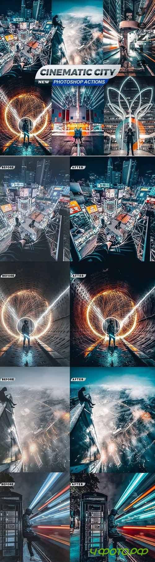 Cinematic City Photoshop Actions 26318680
