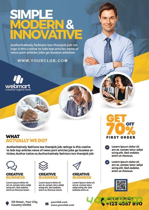 Business Promotion Flyer Template PSD Business Promotion Flyer Template PSD