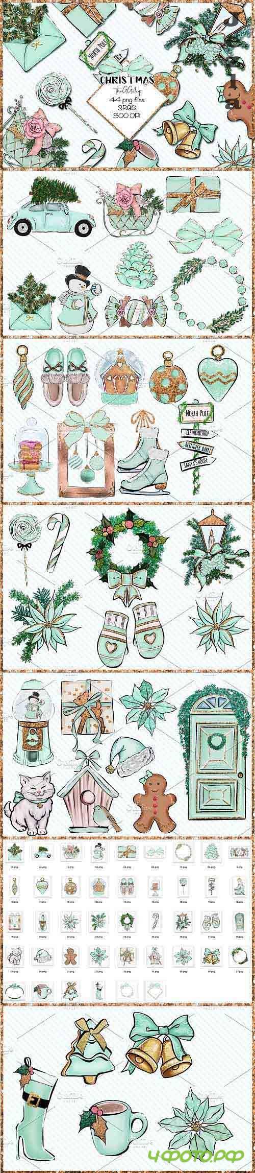 Christmas 2019 png set - Mint - 4133405