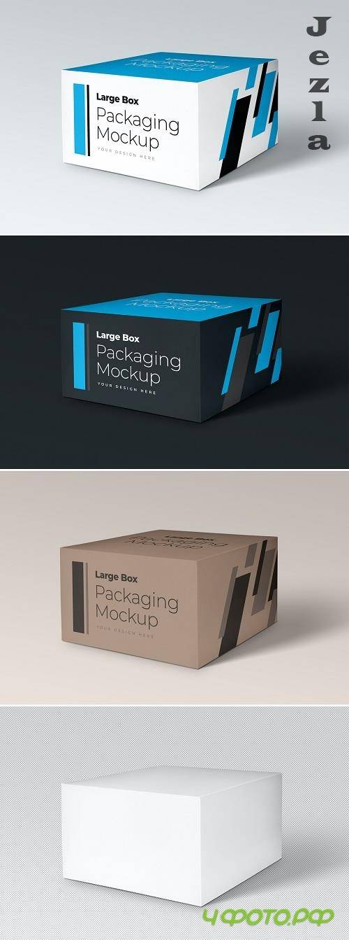Large Box Packaging Mockup 386970366