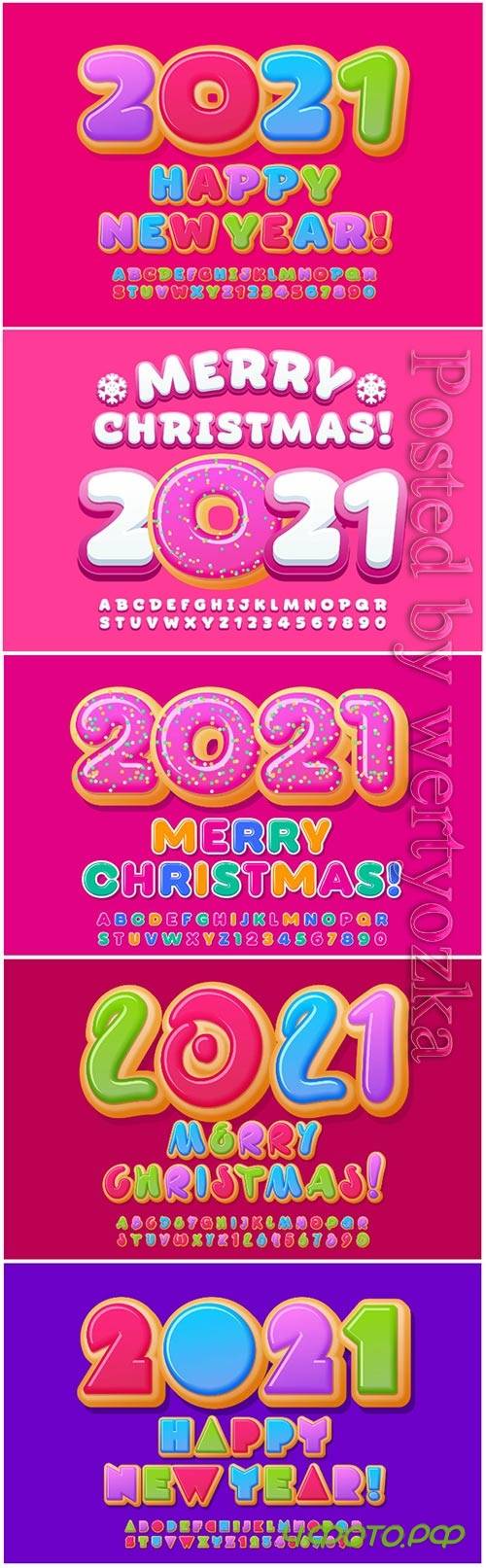 2021 vector elegant greeting card merry christmas