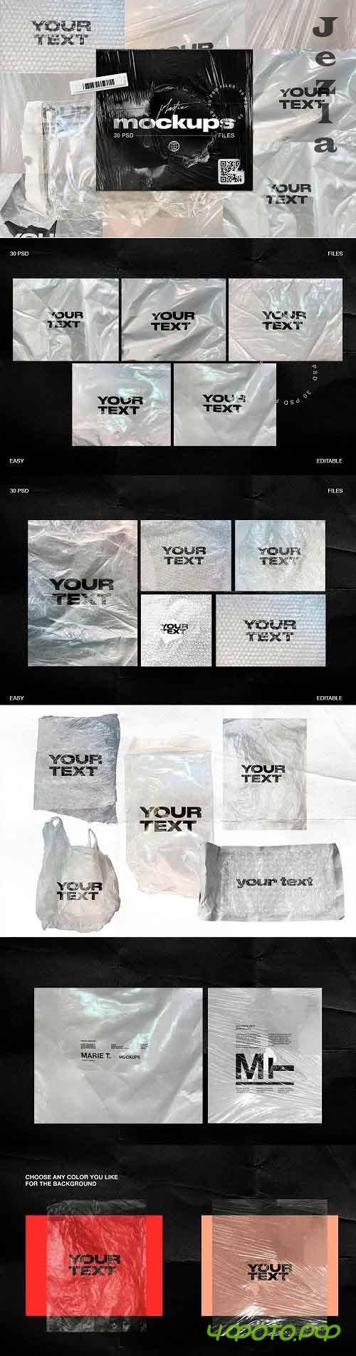 CreativeMarket - 30 PSD Plastic Mockup Templates 5445935