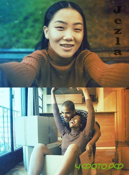 Vintage Photo Effect Mockup 391348097